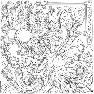 Johanna Basford kompliziertes Ausmalbild | Johanna Basford Ausmalbild
