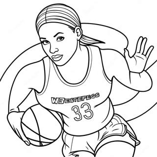WNBA Ausmalbild | WNBA Ausmalbild