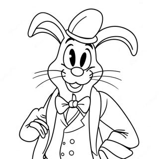 Roger Rabbit Ausmalbild | Roger Rabbit Ausmalbild