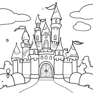 Traumschloss Ausmalbild | Traum Ausmalbild