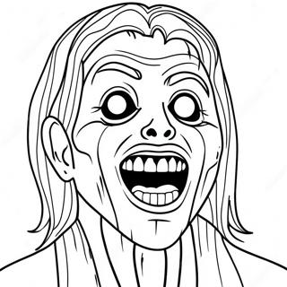 Horror Dunkel Ausmalbild | Horror Dunkel Ausmalbild