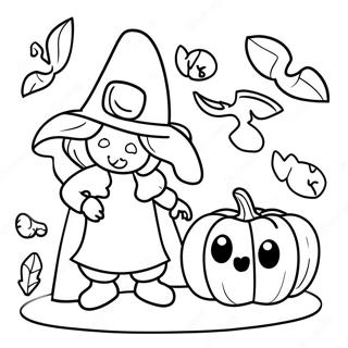 Süßes oder Saures Halloween Ausmalbild | Süßes oder Saures Ausmalbild