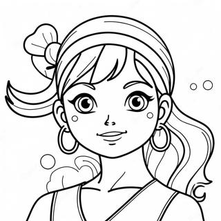Nami Charakter Ausmalbild | Nami Ausmalbild