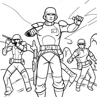 Jäger, der die Bad Batch anführt Ausmalbild | Star Wars Bad Batch Ausmalbild