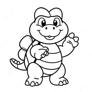 Koopa Troopa Ausmalbild | Koopa Troopa Ausmalbild