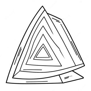 Dreieck Ausmalbild | Dreieck Ausmalbild