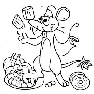 Ratatouille Ausmalbild | Ratatouille Ausmalbild
