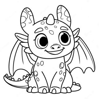 Zahnloser Drache Ausmalbild | Zahnlos Ausmalbild