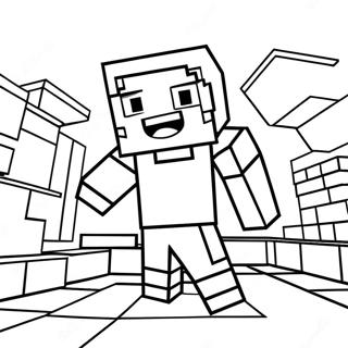 Minecraft Alex Ausmalbild | Minecraft Alex Ausmalbild