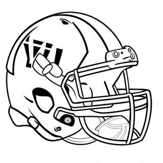 BYU Footballspieler in Aktion Ausmalbild | BYU Ausmalbild