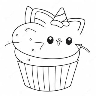 Kitty Cupcake Malvorlagen