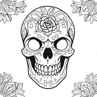 Schädel Tattoo Ausmalbild | Schädel Tattoo Ausmalbild