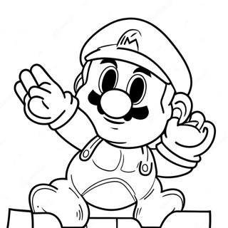 Mario Wunder Ausmalbild | Mario Wunder Ausmalbild