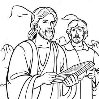 Neues Testament Ausmalbild | Neues Testament Ausmalbild