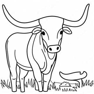 Longhorn Ausmalbild | Langhorn Ausmalbild