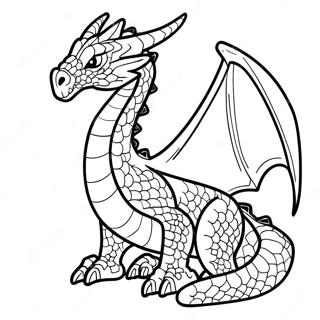 Ender Drache Ausmalbild | Ender Drache Ausmalbild