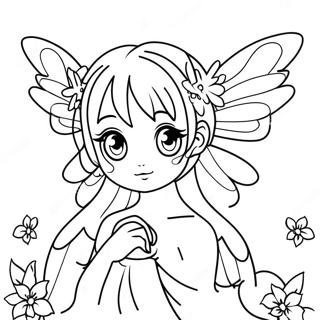 Anime Fee Ausmalbild | Anime Fee Ausmalbild