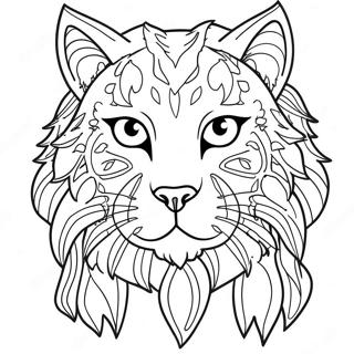Luchs Ausmalbild | Luchs Ausmalbild