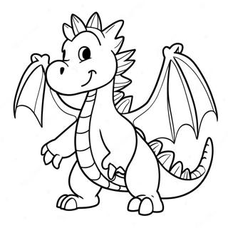 Spike der Drache Ausmalbild | Spike Ausmalbild