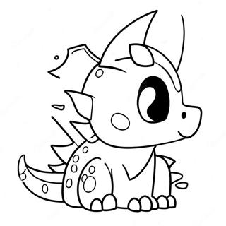 Niedliche Spike Ausmalbild | Spike Ausmalbild