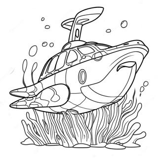 Ausmalbild von Subnautica | Subnautica Ausmalbild