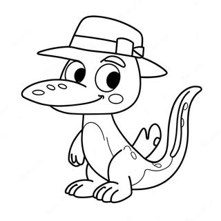Perry das Schnabeltier Ausmalbild | Perry der Schnabeltier Ausmalbild