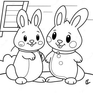 Max und Ruby Ausmalbild | Max und Ruby Ausmalbild