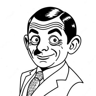 Mr. Bean Ausmalbild | Herr Bohne Ausmalbild