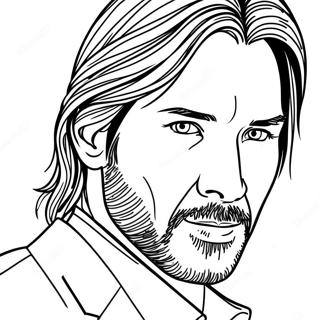 John Wick Ausmalbild | John Wick Ausmalbild