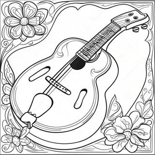 Mandoline Ausmalbild | Mandoline Ausmalbild