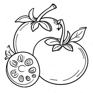 Tomate Ausmalbild | Tomate Ausmalbild
