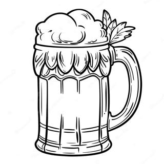 Oktoberfest Bierkrug Ausmalbild | Oktoberfest Ausmalbild