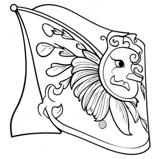 Banner Ausmalbild | Banner Ausmalbild