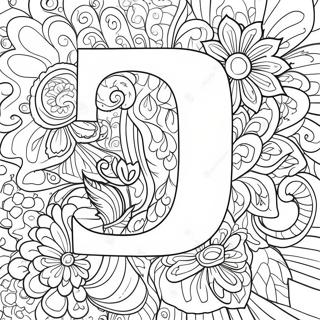 Fröhlicher Buchstabe J Coloring Page | Buchstabe J Ausmalbild