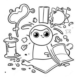 Naturwissenschaften Ausmalbild für die 6. Klasse | 6. Klasse Ausmalbild