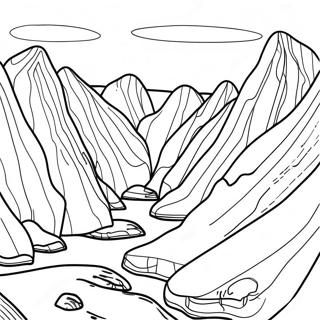 Geologie Ausmalbild | Geologie Ausmalbild