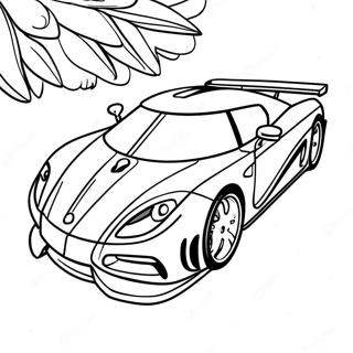 Koenigsegg Ausmalbild | Koenigsegg Ausmalbild