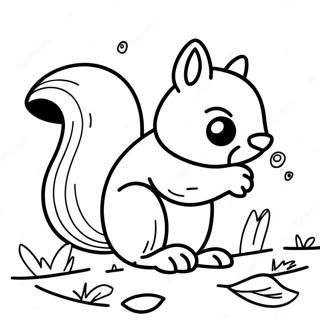 Eichhörnchen Coloring Page | Eichhörnchen Ausmalbild