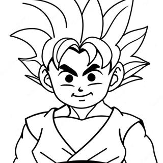 Goten Ausmalbild | Goten Ausmalbild