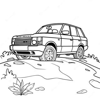 Range Rover Ausmalbild | Range Rover Ausmalbild
