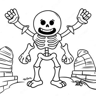 Riesenskelett Clash Royale Ausmalbild | Clash Royale Ausmalbild