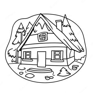 Great Wolf Lodge Logo Ausmalbild | Großer Wolf Lodge Ausmalbild