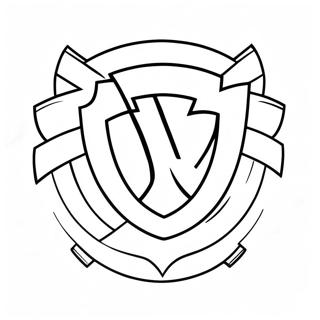 Warner Bros Logo Ausmalbild | Warner Bros Ausmalbild