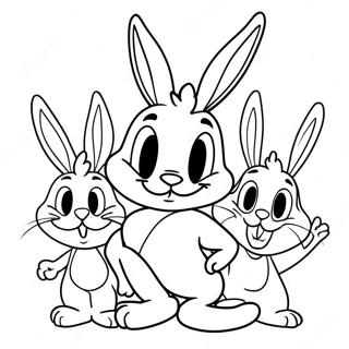Bugs Bunny und Freunde Ausmalbild | Warner Bros Ausmalbild
