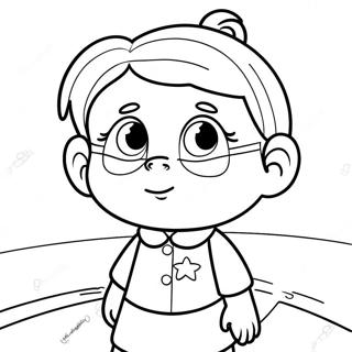 Die kleinen Einsteins Annie Ausmalbild | Kleine Einsteins Annie Ausmalbild