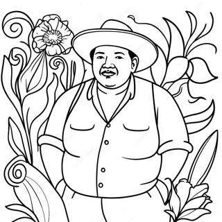 Diego Rivera Ausmalbild | Diego Rivera Ausmalbild