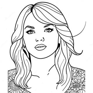 Taylor Swift Reputation Ausmalbild | Taylor Swift Ruf Ausmalbild