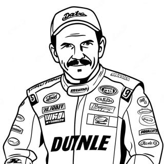Dale Earnhardt Ausmalbild | Dale Earnhardt Ausmalbild