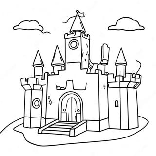 Playmobil Schloss Abenteuer Ausmalbild | Playmobil Ausmalbild