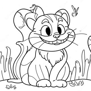 Cheshire Katze Ausmalbild | Cheshire Katze Ausmalbild